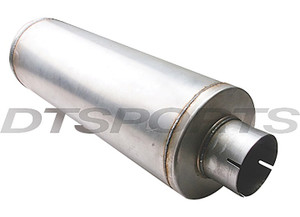 Different Trends - Aluminized 7.00in X 30.00in Diesel Muffler  4.00in Id / 4.00in Od - ALM-407024-30