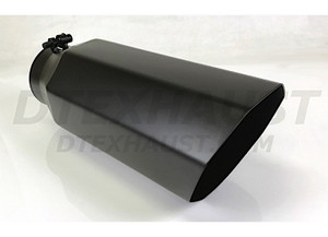 Different Trends - Black Powder Coated 5 In X 6 Inx 15 In Slanted - BQ8-5615BK