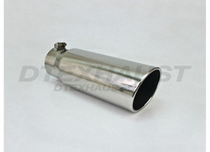 Different Trends - Bolton 5inx15in Rolled Slant Diesel Exhaust Tip 4.00in Id / 5.00i Od - BQ9-405015RSL