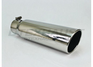 Different Trends - Bolton 6.00in Rolled Slant Diesel Exhaust Tip 4.00in Id / 6.00in Od - BQ9-406018RSL