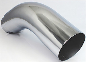 Different Trends - Chrome 6inx23in Elbow  5.00in Id / 6.00in Od - CM-506099