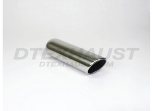 Different Trends - 3.50in Rolled Angle Texas Exhaust Tip 2.25in Id / 3.50in Od - DT-243512RAC