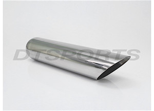 Different Trends - 3.50in X 18.00in Angle Cut Numeric Exhaust Tip 2.25in Id / 3.50in Od - DT-243518AC