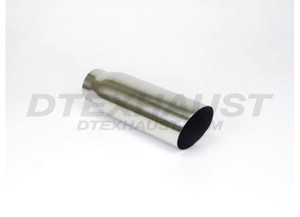 Different Trends - 3.50in X 12.00in Slant Texas Tip Texas Exhaust Tip 3.00in Id / 4.00in Od - Q9-304012SL