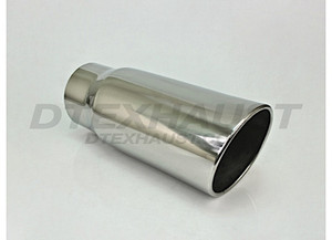 Different Trends - 6.00 In X 12.00 In Rolled Slant Diesel Exhaust Tip 5.00in Id / 6.00in Od - Q9-506012RSL