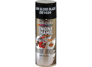 Dupli-Color  - Engine Enamel With Ceramic; Gm/chrysler Low Gloss Black; 12 Oz. Aerosol - DE1634