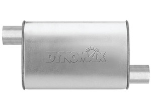 Dynomax Performance Exhaust - Super Turbo Muff Side Inlet  Side Outlet 14in Body - 17732