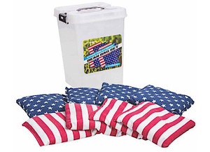 Escalade Sports - Triumph 8pk Stars And Stripes Cornhole Bags - 12-0028-2