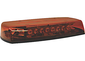 Ecco Safety Group - Led Minibar Reflex 15in Zero Optic Dome 1224vdc 35 Flash Patterns Amber - 5597A