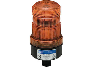 Ecco Safety Group - Led Beacon: Medium Profile 1280vdc Pulse8 Flash 1/2in Male Pipe Mount Amber - 6267A