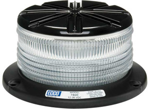 Ecco Safety Group - Led Beacon: Profile 1236vdc Clear Lens Amber Illumination - 7460CA