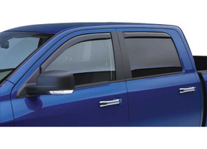 EGR - 0914 F150 Crew Cab 4pc In Channel Slimline Window Visors Dark Smoke - 573391