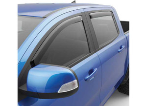 EGR - 1922 Ranger Crew Cab Inchannel Window Visor 4pc Dark Smoke - 573551