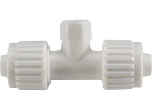 Esco Elkhart Supply - Flairit Tee 1/2inp X 1/2inp X 1/8infpt  Barcoded - 16834