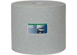 TORK - Industrial Cleaning Cloth Giant Roll 1ply 12.6inx13.3in Spunlace Gray 1x1050 - 520305