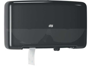 TORK - Elevation Twin Mini Jumbo Bath Tissue Roll Dispenser Black 1/cs - 5555290