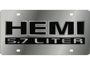 Eurosport - Hemi Blk W/ Mir Outline/5.7 Liter Mir W/blk Field - 1477-1