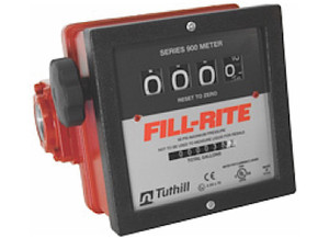 Fill-Rite - 640 Gpm 4digit Mechanical Fuel Transfer Meter L/r Flow 1in Npt Gallons - 901C