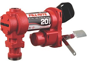 Fill-Rite - 12v Dc 20 Gpm Fuel Transfer Pump Only High Flow - FR4204H