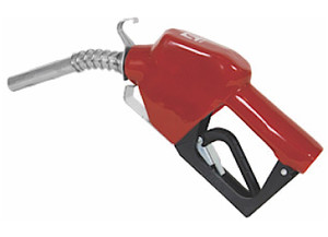 Fill-Rite - 3/4in Automatic Gasoline Spout Nozzle (red) - N075UAU10