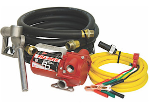 Fill-Rite - 12v Dc 8 Gpm Portable Fuel Transfer Pump With Manual Nozzle - RD812NH