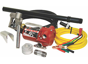 Fill-Rite - 12v Dc 8 Gpm Portable Fuel Transfer Pump W/ Manual Nozzle Nozzle Boot & Hardwar - RD812NP