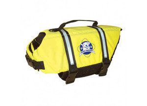 Fido Pet - L  Safety Neon Yellow Nylon Dog Life Jacket - 1500