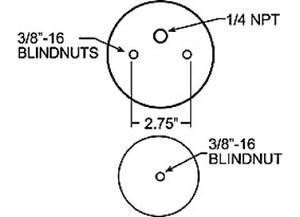Firestone - Replacement Bellows Rear For Pn[2169/2172/2181/2185/2217/2320/2337/2378/2379] - 9000