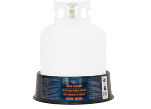 Flame King - Propane Cylinder Base Stabilizer Black - YSNPBS