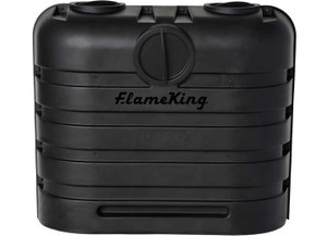 Flame King - Dual 30lb Lp Propane Tank Light Plastic Heavy Duty Cover - YSN-PCC-RV30