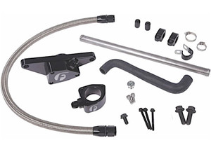 Fleece Performance - Cummins Coolant Bypass Kit  W/ Stainless Steel Braided Line - CLNTBYPS-CUMMINS-0305-SS