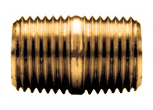 Fairview  - Brass Close Nipple 1/2in Male - 112-D