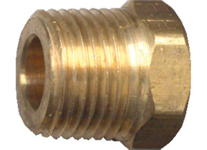 Fairview  - Brass Plug Hex Head 1/4in Male - 121-B