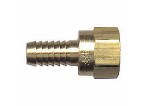 Fairview  - Brass 45deg Hose Barb 3/8in X 3/8in Female Flare - 128-66