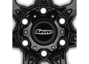4WP Product - Sseries 8 Lug Center Cap; Gloss Black - 80188A02