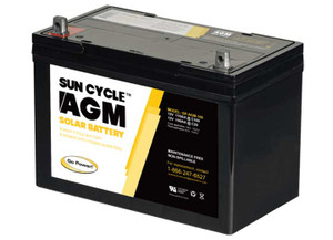 Go Power! - Gpagm10012v 100 Amp Hour 12 Volt Agm Battery - 76285