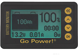 Go Power! - Gpbmk25: Battery Monitor Kit With 25 Feet Of Cable - 82958