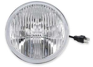 Holley - Retrobright Led Headlight 7in Round Modern White Lens - LFRB155