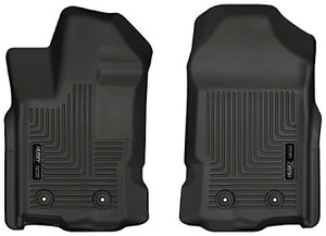 Husky Liner - 1923 Ranger Black Front Floor Liners - 13411