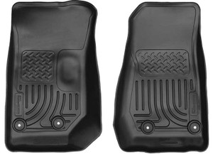 Husky Liner - 1416 Wrangler Jk 2/4 Door Front Floor Liner Weatherbeater Black - 18041