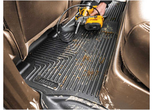 Husky Liner - 24c Tacoma Hybrid Crew Cab Pickup Weatherbeater 2nd Row Floor Liner Black - 19731