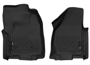 Husky Liner - 1216 F250/f350/f450 Super Duty Black Front Floor Liners - 52761