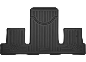 Husky Liner - 0716 Acadia Enclave 2nd Row Bucket Seats 3rd Seat Floor Liner Xact Contour Blk - 53041