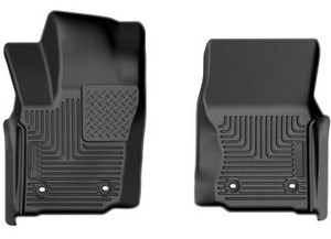 Husky Liner - 24c Tacoma Automatic Trans Dble Cab Xact Front Floor Liner 2 Pc Black - 54581