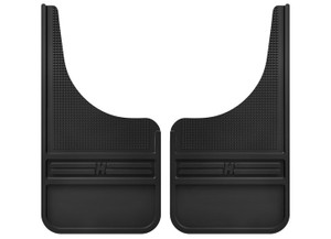 Husky Liner - Rubber Front Mud Flaps  12in W/o Weight Muddog Mud Flaps - 55000
