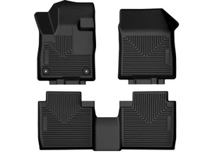 Husky Liner - 24c Lincoln Nautilus Wb Front & 2nd Row Floor Liner 3 Pc Set Black - 95571