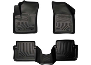 Husky Liner - 1114 Chrysler 200/avenger Weatherbeater Front & 2nd Seat Floor Liners Black - 98091