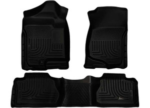 Husky Liner - 0714 Escalade Esv/suburban/yukon Xl/avalanche(not Hybrid) Front & 2nd Seat Floor Liner Black - 98261