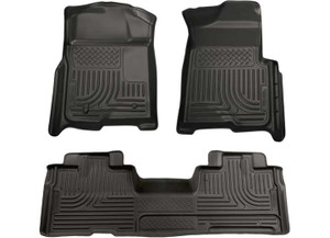 Husky Liner - 0914 F150 Supercab Weatherbeater Front/2nd Seat Floor Liners Black - 98341