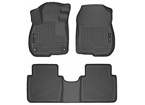Husky Liner - 1722 Honda Crv Front & 2nd Seat Floor Liners Weatherbeater Series Black - 99401